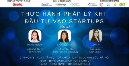 Toạ đàm: Thực hành pháp lý khi đầu tư vào Startups