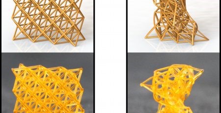 Vật liệu in 4D: Có thể cứng như gỗ hoặc mềm như bọt biển