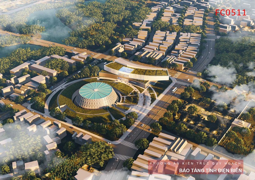 Phương án Giải Nhất – Thi tuyển phương án kiến trúc, ý tưởng trưng bày công trình: Bảo tàng tỉnh Điện Biên
