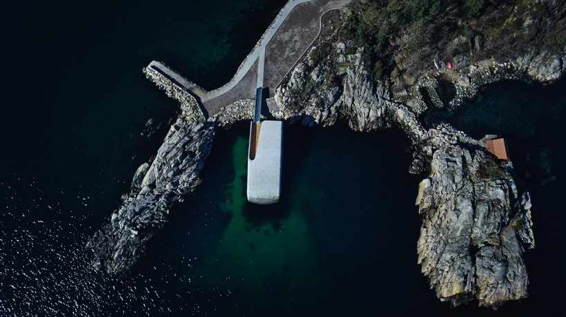 snÃ¸hetta completes europe''s first underwater restaurant in norway