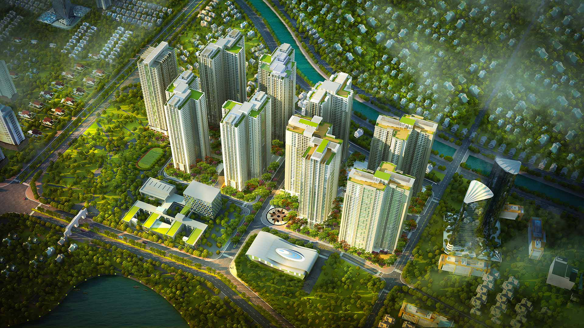 Tổ hợp nhà ở - dịch vụ - văn phòng Goldmark City  